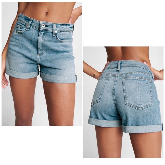 Rag and Bone Nina High Rise Shorts - size 25 - Picture 1 of 3